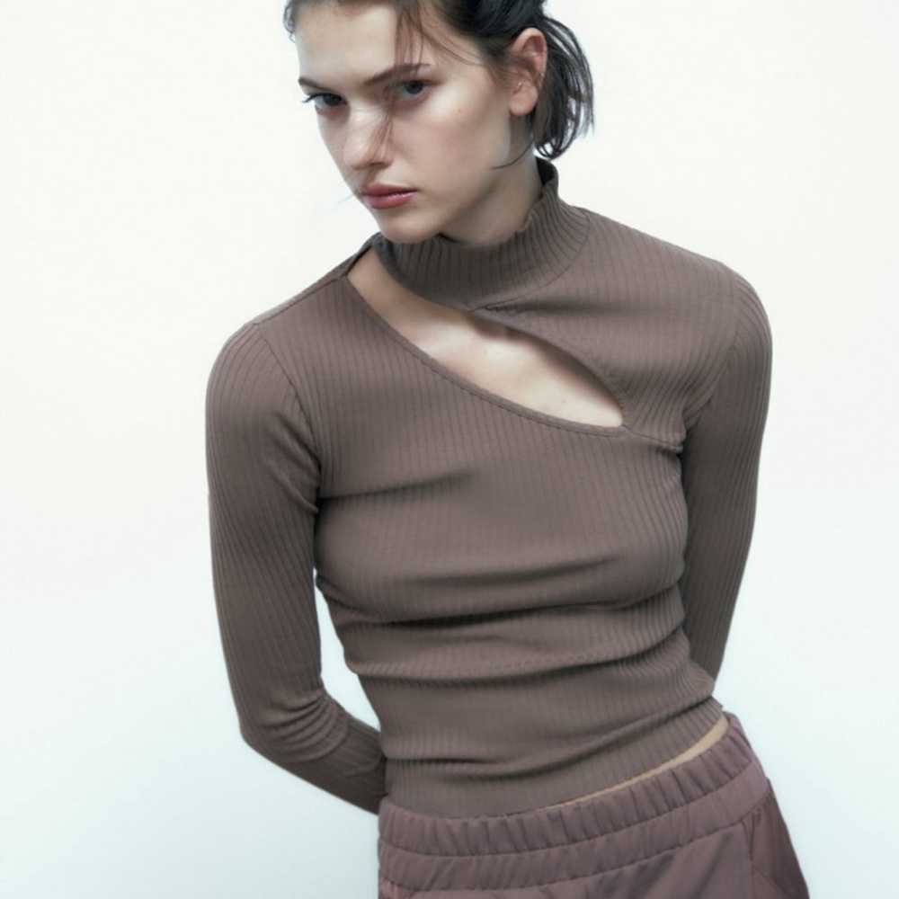 Zara ribbed top